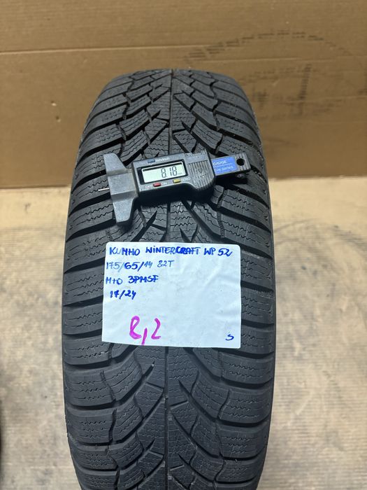1x 175/65R14 82T KUMHO WINTERCRAFT WP52 opona zimowa M+S 3PMSF POJEDYN