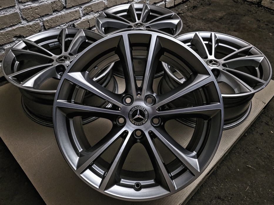 R17 5x112 Mercedes-Benz | Original | Преміум диски | Комплект/4шт | Рідна фарба, двохкольорові, графіт + проточка, ідеальний стан, як нові