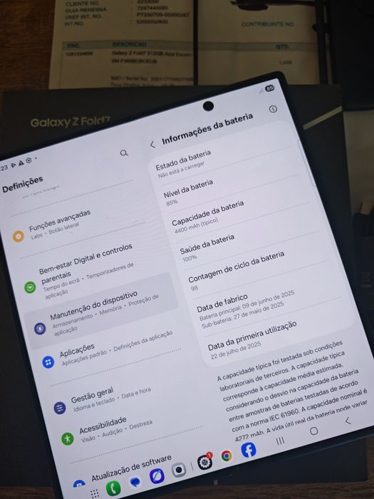 Samsung S25 Ultra 12GB/512GB Preto Titanium Seminovo C/Garantia Aceito