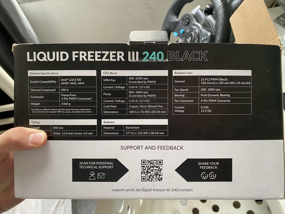 Water cooler Artic Liquid Freezer III 240mm