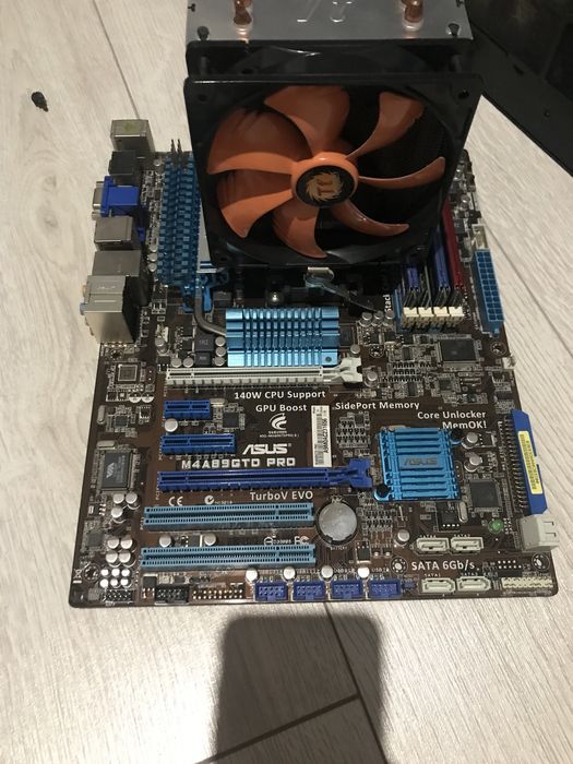 Płyta główna Asus M4A89GTD PRO+ Amd Phenom II x4 955+ chłodzenie+Ram