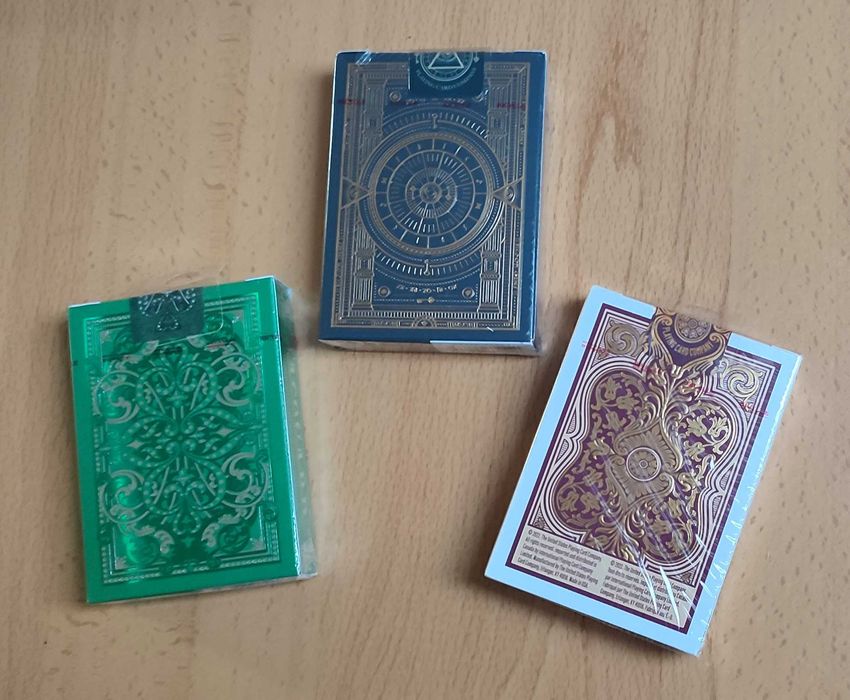 Baralhos de Cartas Bicycle Jacquard, Cypher e Verbena