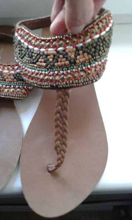 Босоножки your feet look gorgeous. натуральная кожа.38р