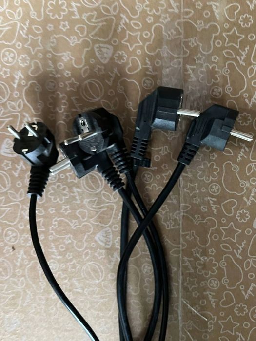Kable zasilające 5 szt. 105 cm, 16A 250V, QL-01, QING LANG
