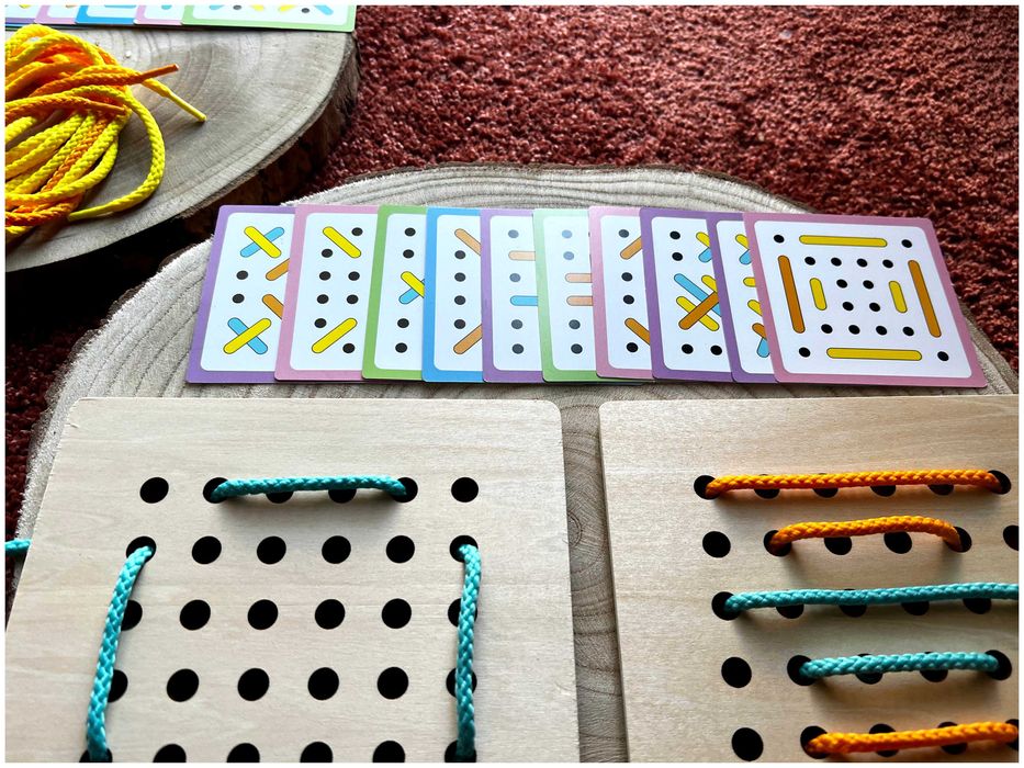 Jogo Educativo de Encaixe em Madeira