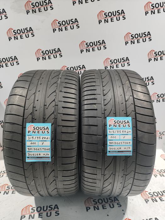 2 pneus semi novos 315-35R21 Bridgestone - Oferta dos portes 220 euros