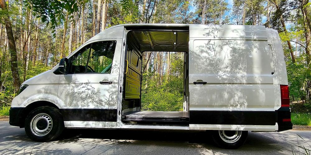 Volkswagen Crafter  Radar Podwójne Drzwi Suwane kamera przód i tył Ocieplony
