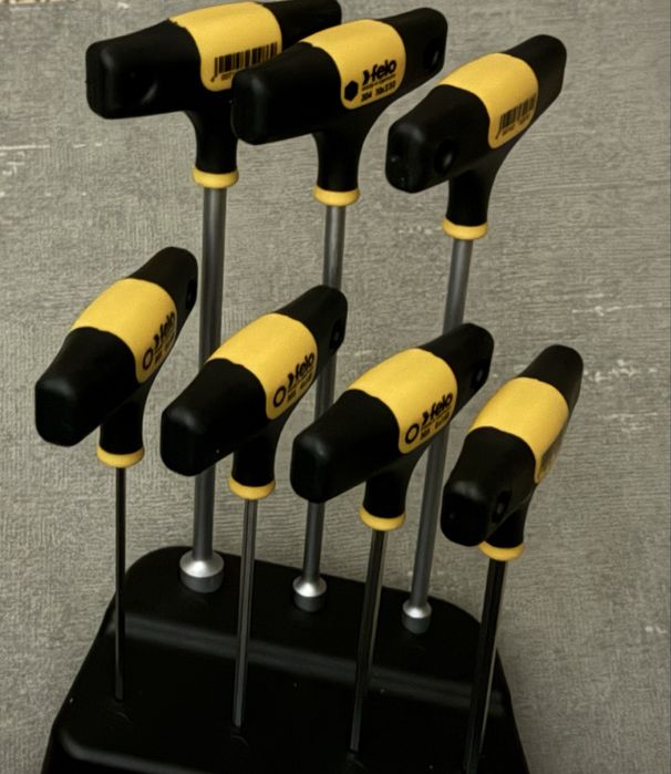 Набір ключів Т подібних шестигранних викруток та головок Felo  7шт