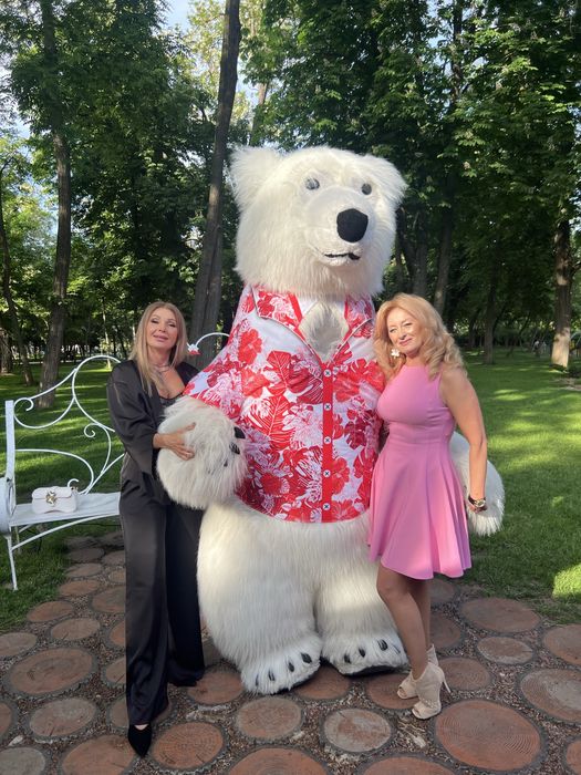 Белый мишка одесса.Аниматоры Одесса.Панда.Гусь Обнимусь.Стич поздравле