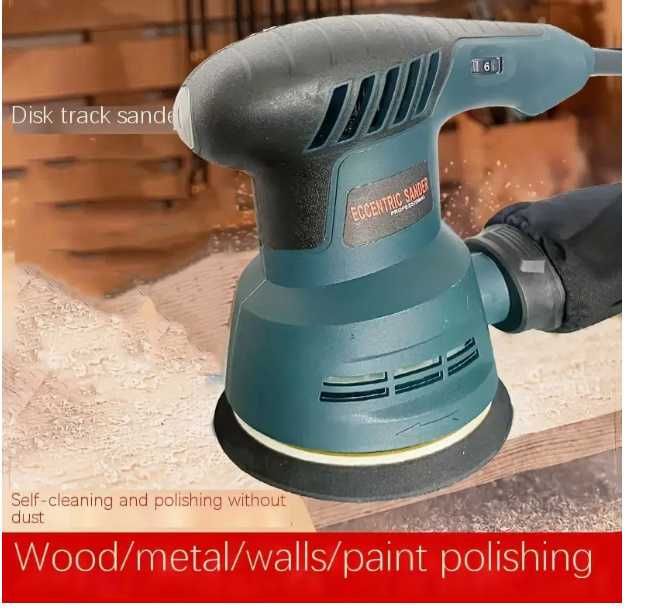 F1101 Lixadora orbital 220v com 6 velocidades metal madeira pedra etc