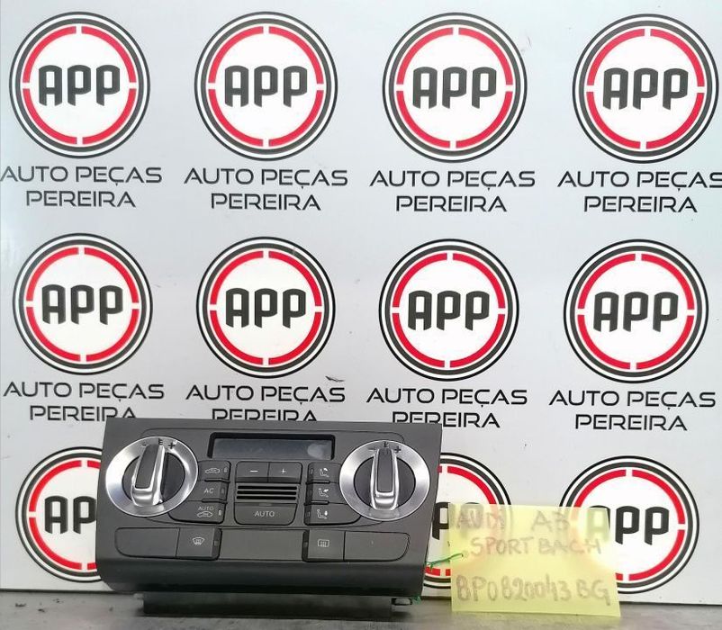 Comandos sofagem climatronic Audi A3 8P de 2010, referência 8P0820043