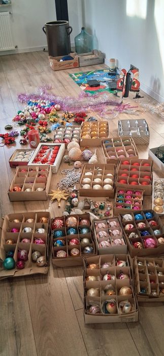 Bombki szklane z czasów prl