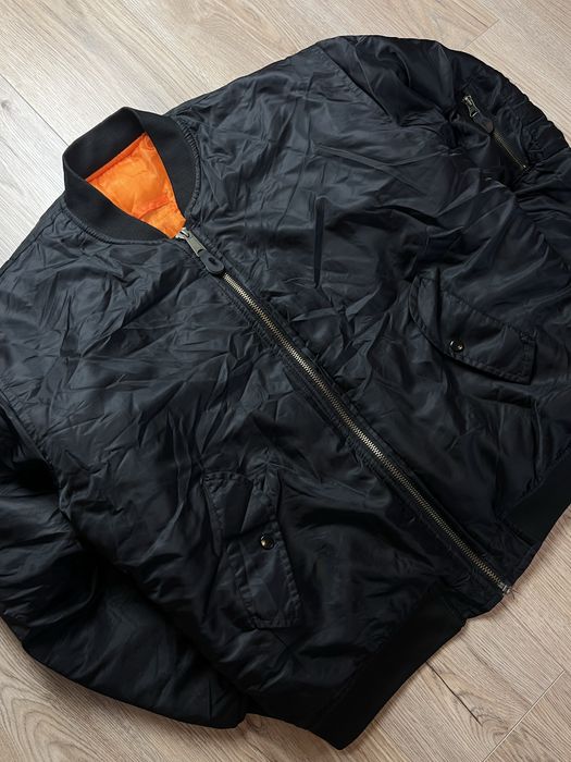MA1 Vintage 90’s Ocieplany Dwustronny Ocieplany Bomber Bomberka