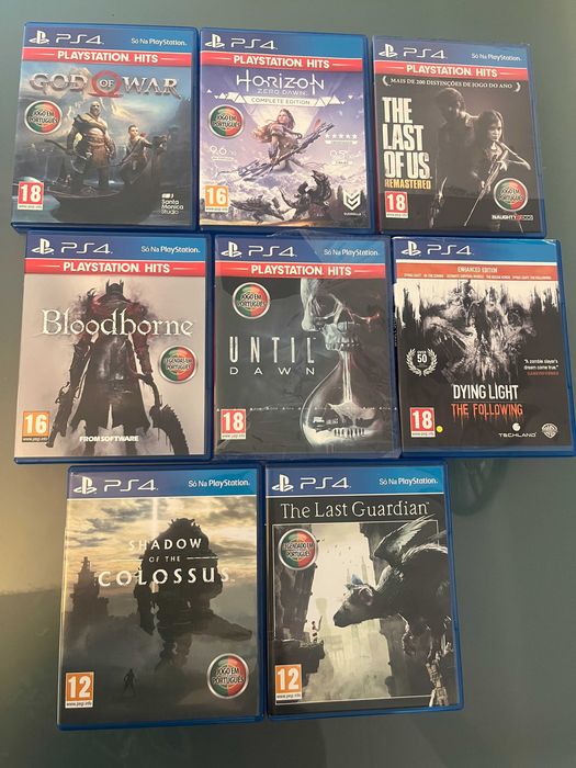 Jogos PS4 em excelente estado