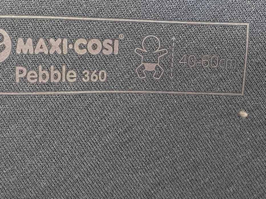 Cadeira Auto (Ovo) Maxi Cosi Pebble 360 cinzento