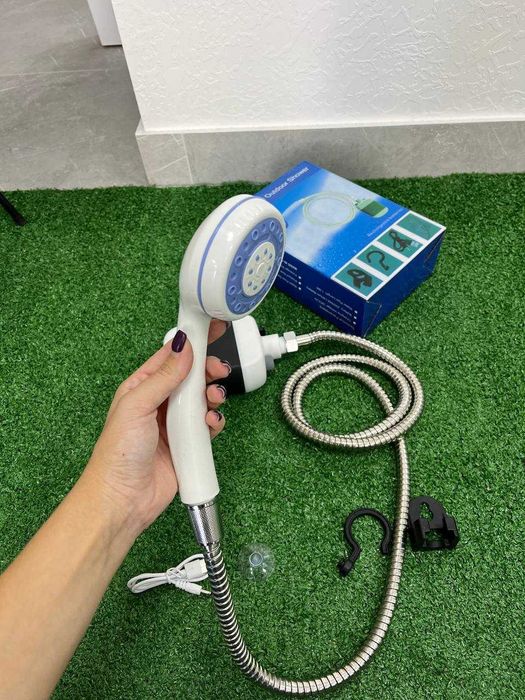 Портативний ДУШ на акумуляторі! Похідний армійський ДУШ + АКБ.