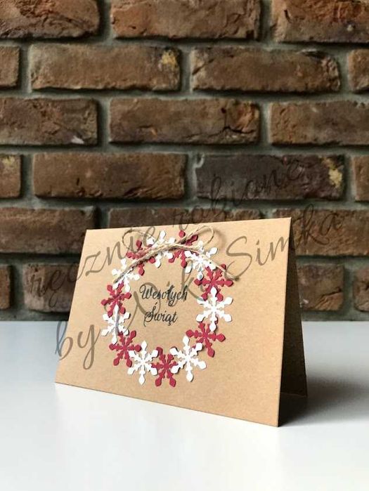 Kartki świąteczne ręcznie robione (Boże Narodzenie)