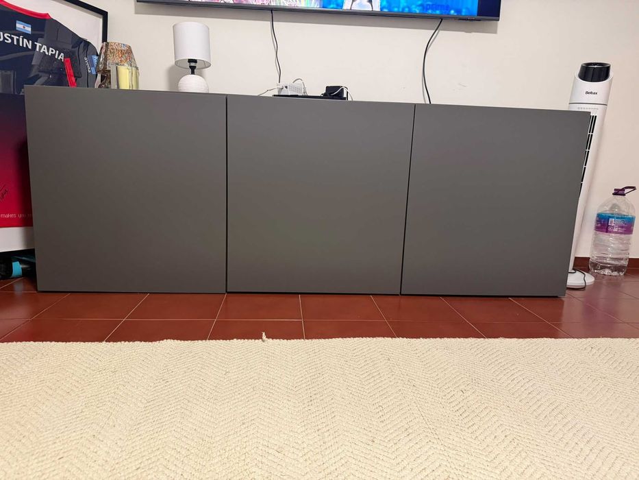 BESTÅ armário CINZENTO, 180x42x64 cm IKEA