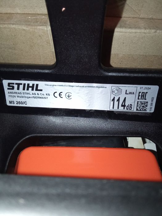 Stihl 260 2024 рік! продам бензопила штиль як новий німець!