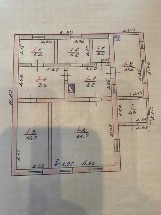 Продам дом с.Лужок (сразу за Караваном Малой Даниловки), 9 км. от м. «Победа».