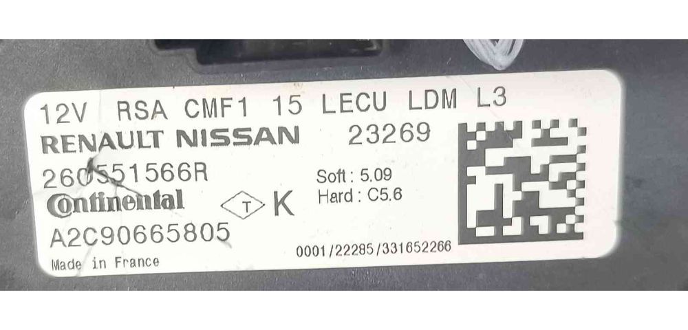 Balástro Xénon / Módulo LED RENAULT CLIO V (B7_) ano 2023