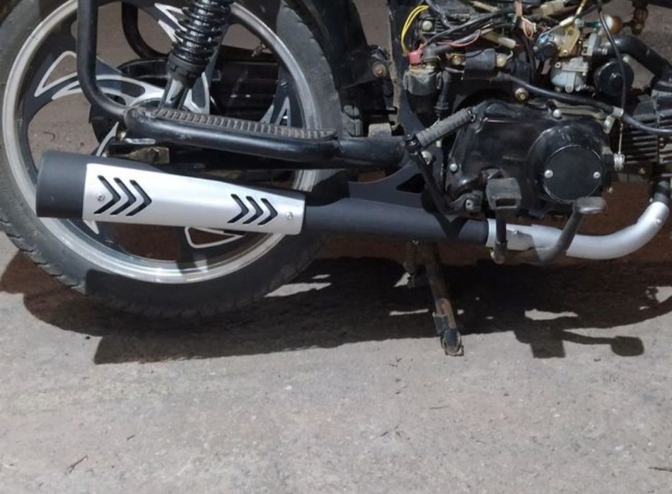 Глушитель Дельта Альфа тюнинг черный