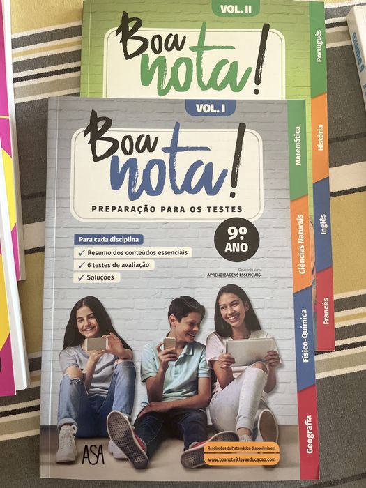 Livros de apoio 9.º ano