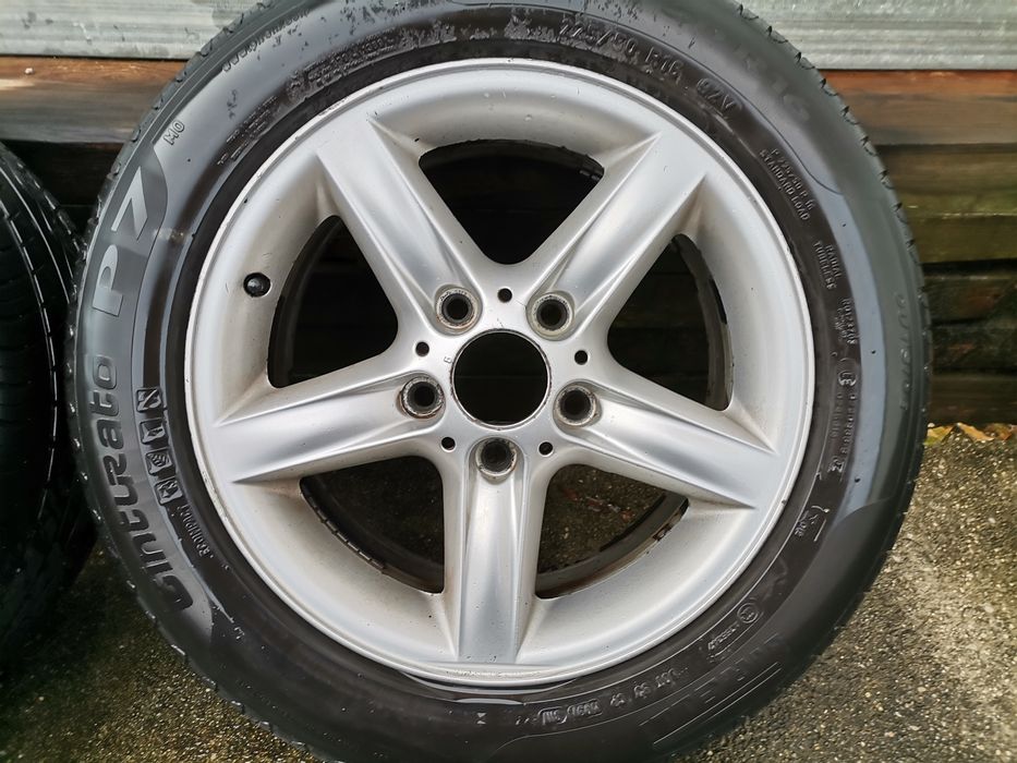 5 Jantes R16 5x120 BMW e  Molas dianteiras BMW e46