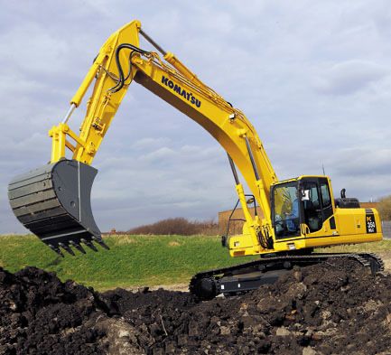 Uslugi koparką obrotową koparko ładowarka