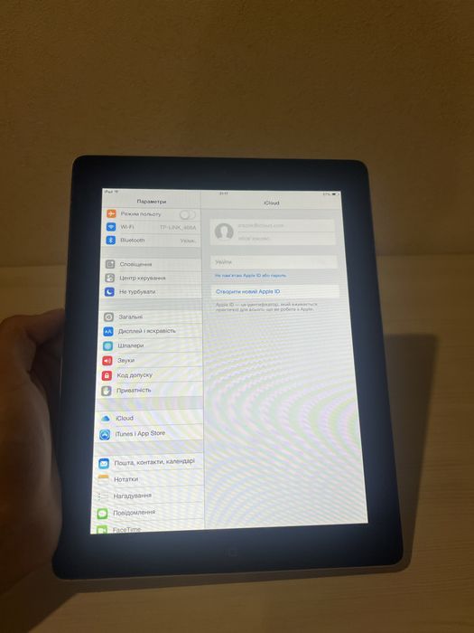 Ipad 2 без айклауду ( повністю робочий )