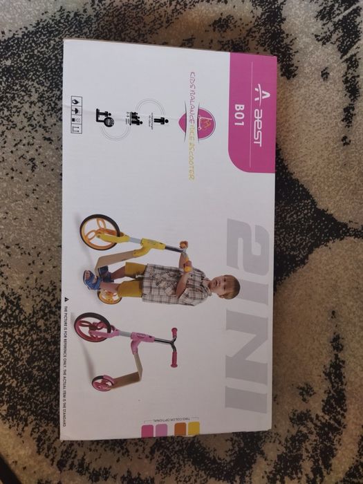 Дитячий беговел-самокат AEST B01 2 в 1