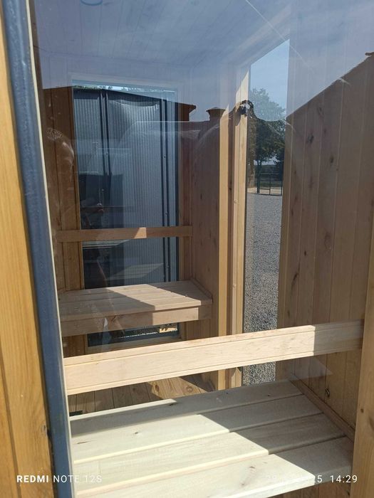 Sauna ogrodowa elektryczna 6kW Kwadrat Dostawa Cała Polska