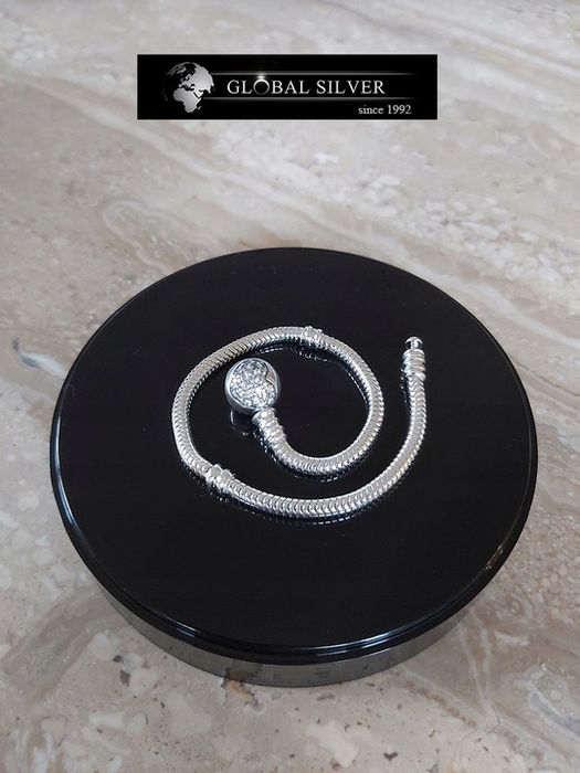 Bransoletka srebrna 19 cm do Pandora Charms B117