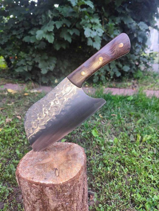 Ніж Satori Sakuri топор / Ніж Серб / Кований кухоний тесак