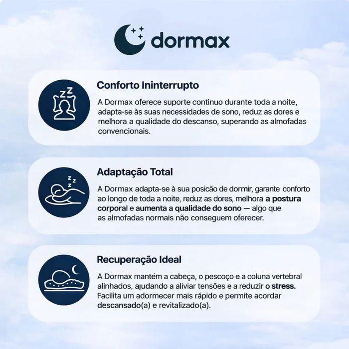 2 almofadas dormax