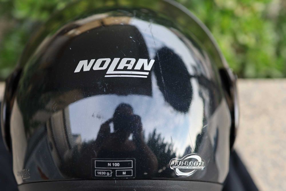 Capacetes de mota Nolan