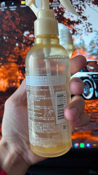 Спрей для захисту й відновлення волосся tsubaki premium repair hair water 210ml