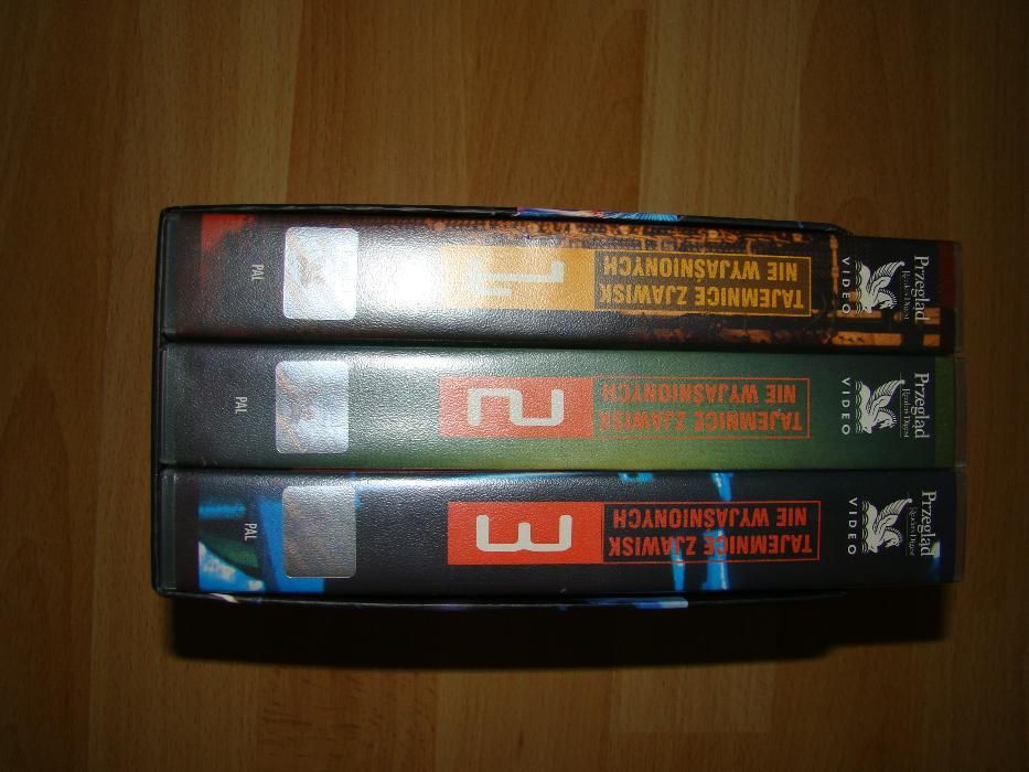 TAJEMNICE ZJAWISK Niewyjaśnionych 3x VHS Przegląd Reader's Digest
