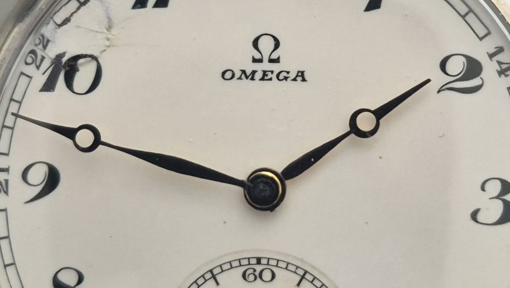 Relógio de Bolso OMEGA Antigo (1939) Militar / Ferroviário