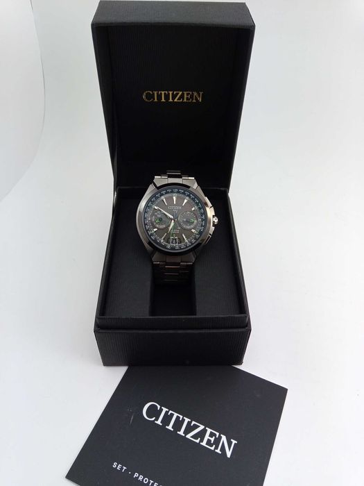 Часы Citizen GPS Attesa CC1086-50E Eco-Drive титан вечник сапфир