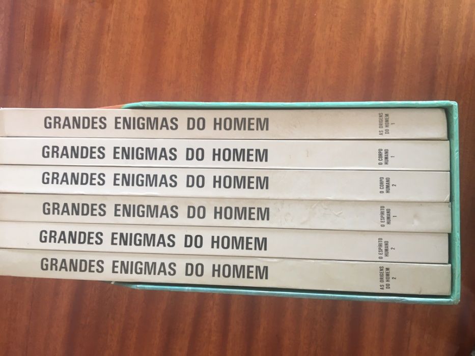 Coleção 6 livros Grandes Enigmas do Homem em caixa original