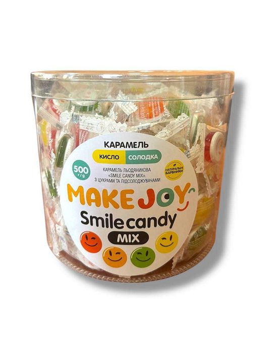 Леденцы "Вітамін Це" Smile candy Лісова Казка 0.5кг ТУБУС