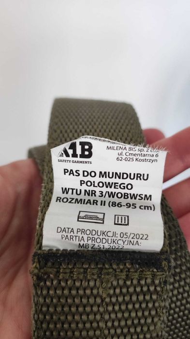 Pas do munduru polowego WTU NR3/WOBWSM roz. 2