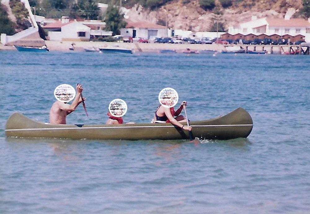 Canoa em fibra de vidro