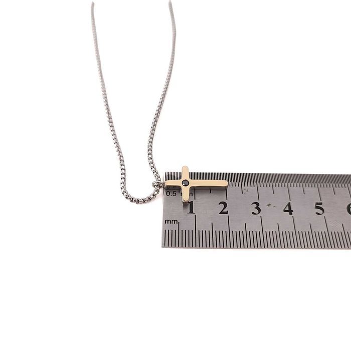 Diamante - 18 K - Aço, Ouro amarelo - Colar