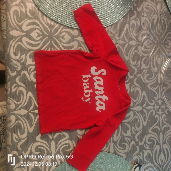 Bluzeczka świąteczna 1-3 M unisex