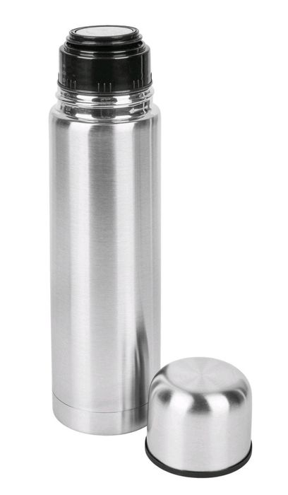 Termos metalowy 0,5 L ze stali nierdzewnej 18/10 Klönberg + pokrowiec