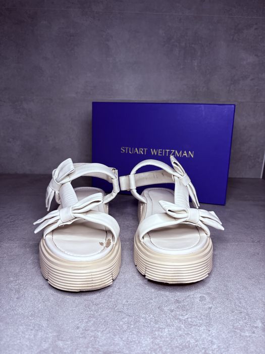 Stuart Weitzman Sofia Nolita Sandal Cream
