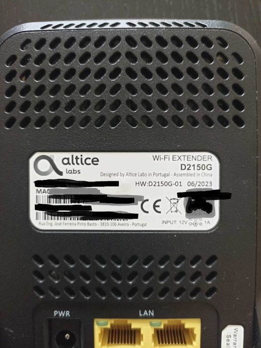 Extensor WIFI Rede MEO 5G