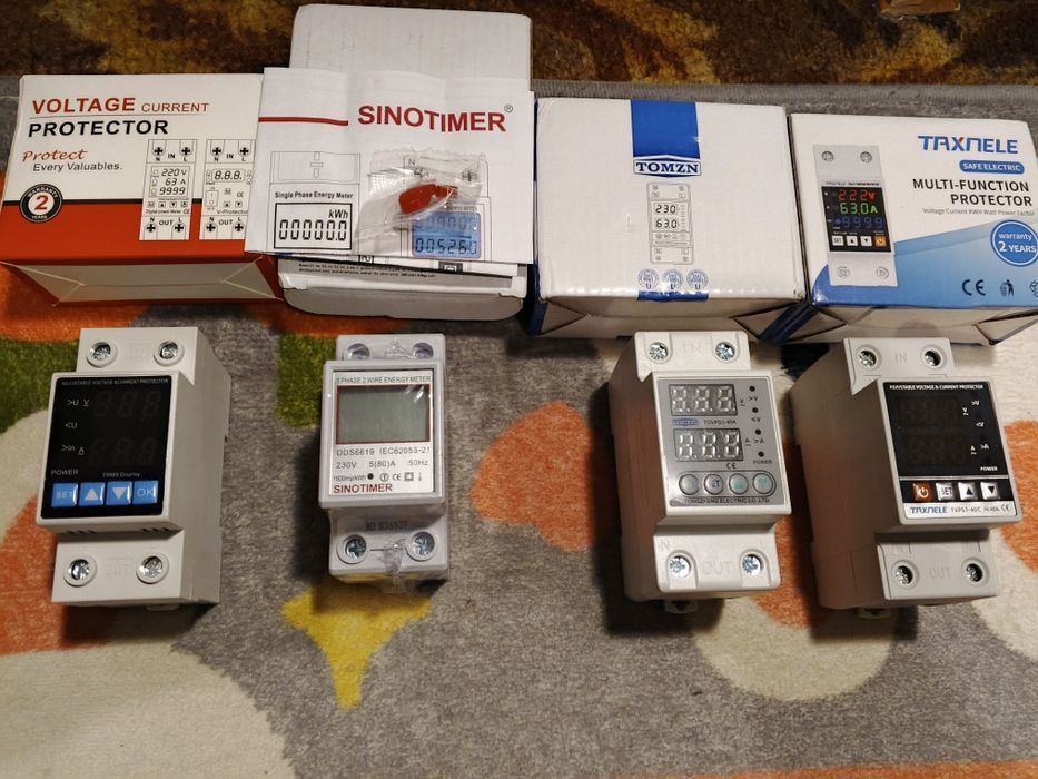 Реле захисту 40A, бар'єр, лічильник 80А